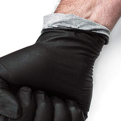 Mechanix Wear Nickelback 6 Mil Nitrile Disposable Gloves Grey 50 Pack Large