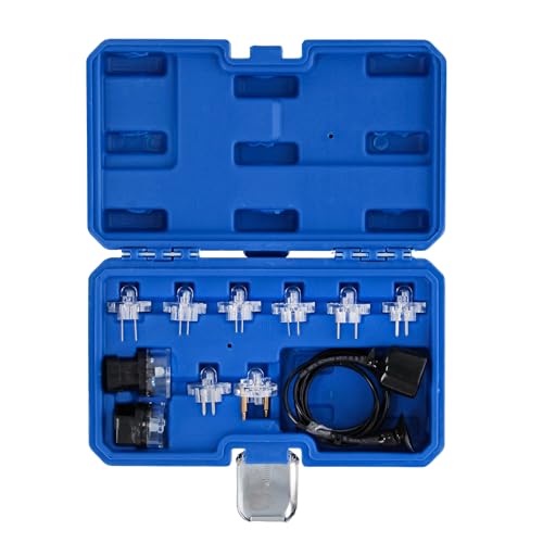 ABN Deluxe Noid Light Test Kit, Fuel Injector Tester Tool Noid Light Set, Fuel Light Fuel Injector Tester Kit 10-Piece