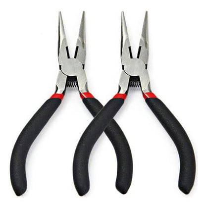 5 inch Needle Nose Pliers For Jewelry Making,Long Nose Craft Pliers with Side Cutters,Mini Needle Nose Pliers for Electronics, Jewelry Making, Side Cutting Pliers for Working in Tight Areas - style: Needle Nose