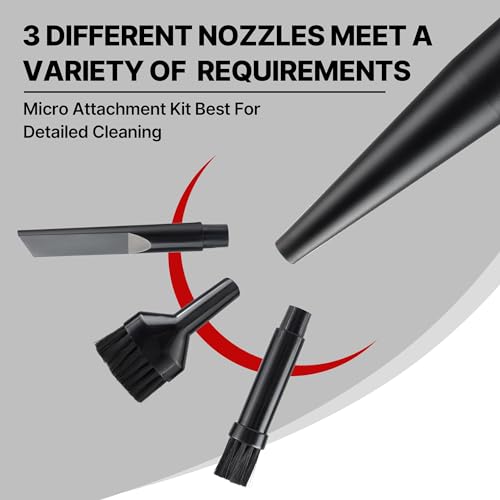 Shop-Vac Micro Cleaning Nozzle Kit, 1-1/4" Detailed-Cleaning Attachments for Compact Wet Dry Shop Vacuum, Storage Bag Included, 6 Pieces - size: 6-Piece Kit