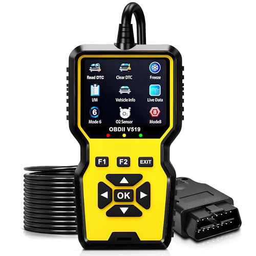 V519 OBD2 Scanner Diagnostic Tool with Reset, Quickly Diagnose Car’s Issue, Vehicle Check Engine Code Reader, I/M Readiness, Car OBDII Scan Tool for 1996 OBD2 Protocol Vehicle
