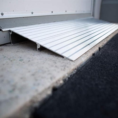 EZ-ACCESS - Threshold Ramps for Doorways - Portable Wheelchair Ramp for Home Steps, Aluminum Door Threshold Sliding Doors, and Wheelchair Access - Adjustable Modular Transitions, 1.5" Rise - size: 1.5 Inch