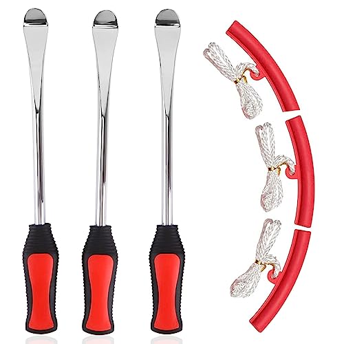 11.5" Tire Spoons Lever with 3 Pcs Rim Protectors,Motorcycle Tire Repair Kit,Dirt Bike Lawn Mower Tire Changing Tools