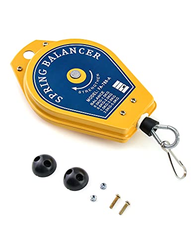 QWORK Spring Balancer, 3.3lbs - 6.6lbs Bearing Retractable Tool Fixture Holder for Assembly-line - size: 1.5-3kg