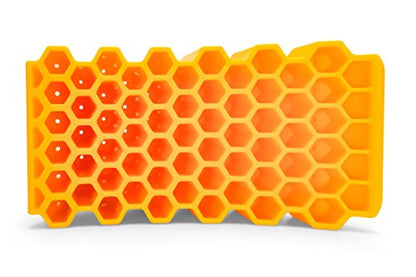Camco Curved Camper/RV Leveler & Wheel Chock - Features Heavy Duty Honeycomb Design & Includes Non-Slip Rubber Grippers on Wheel Chock - Compatible w/Trailers Up to 30,000 lbs - 1-Pack (44423) | Honeycomb leveler with non-slip grippers; compatible with tr