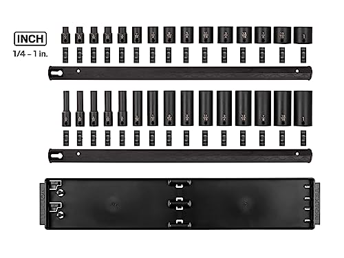 TEKTON 3/8 Inch Drive Impact Socket Set, 30-Piece | SID91214 - size: 30-Piece (1/4-1 in.)