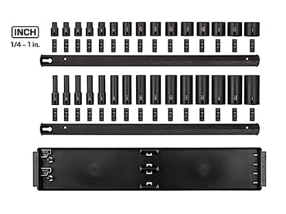 TEKTON 3/8 Inch Drive Impact Socket Set, 30-Piece | SID91214 - size: 30-Piece (1/4-1 in.)