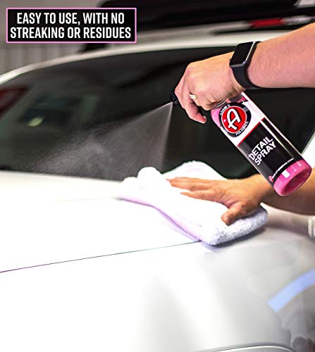 Adam’s Detail Spray Collection Kit – Quick Waterless Car Detailer Spray + 1 Gallon Refill - Gloss Enhancer, Dust & Light Dirt Remover - Complete Car Detailing Bundle