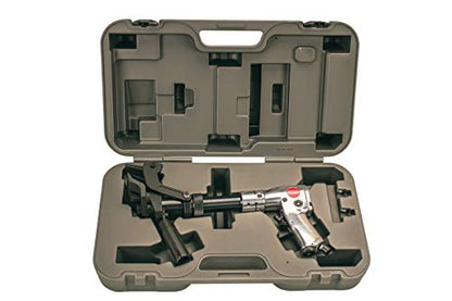 Myers Tire Supply MTS 52006 Pneumatic Air Powered Bead Breaker for Agricultural, OTR, Semi, and Commercial Truck Tires with 2-11/16-Inch Jaw Opening, Handle Exhaust, Includes Storage/Carry Case