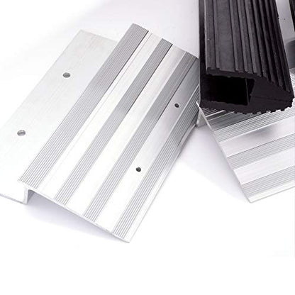 AFA Tooling Truck and Trailer Loading Ramp Kit | Quickly Create a Wide Ramp with 2 x 12 Lumber: Just Attach Aluminum Brackets and Rubber Feet | Load Your Lawn Mower, 4-Wheeler, ATV, and More with Ease - size: 12 Inch