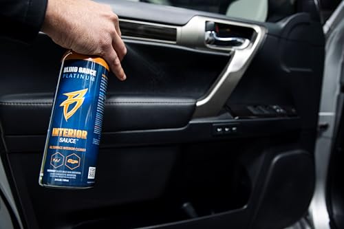 Bling Sauce Interior Sauce, All Surface Auto Interior Cleaner, 24 oz | All-surface cabin cleaner lifts grime from dashboards, vinyl, leather and plastic while leaving a clean matte finish - style: Interior Sauce