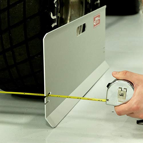 Longacre Racing 79501 Aluminum Toe-in Plates with Magnets and Two Tape Measures, Integrated Magnets Allow One Man Operation, Quick and Easy Way to Check Toe-in