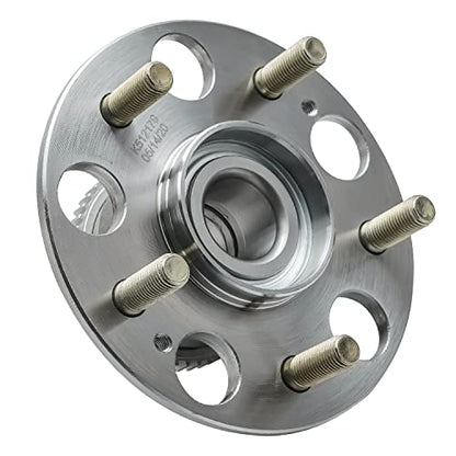 Detroit Axle - Pair Rear Wheel Bearing and Hubs Assembly for 1999-2003 Acura TL, 1998-2002 Honda Accord [V6 Models only - Rear DISC], 5 Lug w/ABS - style: 512179 x2/Pair