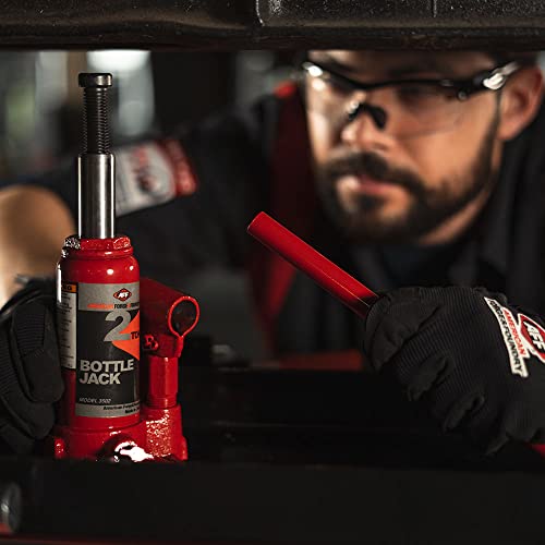 AFF Heavy Duty 2 Ton Bottle Jack, Manual, Machine Hardened Steel Saddles, Centered Pumps and Rams, 3502 - size: 2 Ton Capacity, style: Heavy Duty