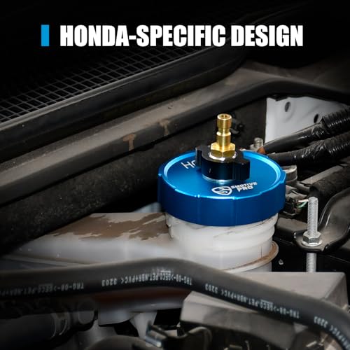 SMOTIVEPRO 56mm Master Cylinder Bleeder Adapter Compatible with Honda Accord, Aluminum Alloy Brake Bleeder Adapter - size: HONDA Master Cylinder Adapter