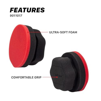 Maxshine Universal Hex Foam Waxing Applicator – Ultra-Soft Scratch-Free Foam Pad for Car Wax, Polish & Sealant – Ergonomic Hex Grip, Washable Reusable Auto Detailing Tool for Cars, Trucks, SUVs & RVs