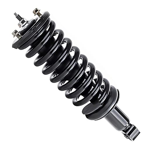 Detroit Axle - 4WD Front Struts w/Coil Spring Sway Bars + Rear Shock Absorbers Replacement for 2005-2019 Nissan Frontier 4.0L - 6pc Set - size: 6AQS47311/Shock Kit