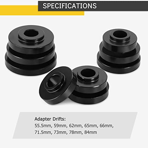 19PCS Front Wheel Drive Bearing Puller Set | Universal Bearing Press Replacement Installer Removal Automotive Mechanics Tool Kit