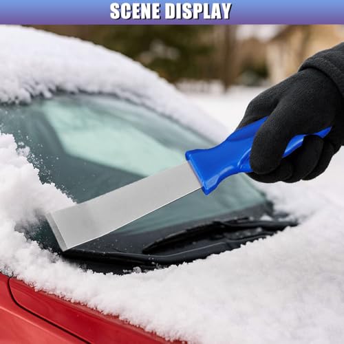 Wheel Weight Remover, Auto Tire Repair Tool with Non-Slip Grip for Removing Adhesive Stick-On Wheel Weights, Universal Tire Balancer Scraper for Most Vehicles (Blue Scraper) - size: Blue Scraper