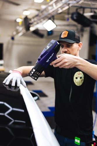WELDY - HG 530-A - Heat Gun for Car Wrap; Light Weight - High-Performance 176F to 1,112F - Nozzle Heat Protection Device- 16 Ft Cord - Air Intake Guards - Precision Digital Readout