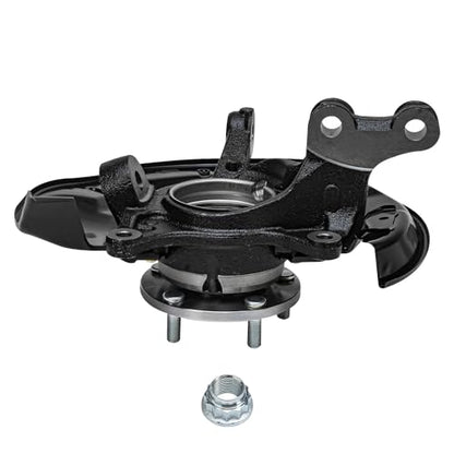 Detroit Axle - Front 4pc Steering Knuckles Kit for 10-15 Lexus RX350 RX450h, 08-17 Toyota Highlander, Steering Knuckles & Wheel Bearing Hubs Outer Tie Rods 2010 2011 2012 2013 2014 2015 Replacement - size: 4SU50508/Kit