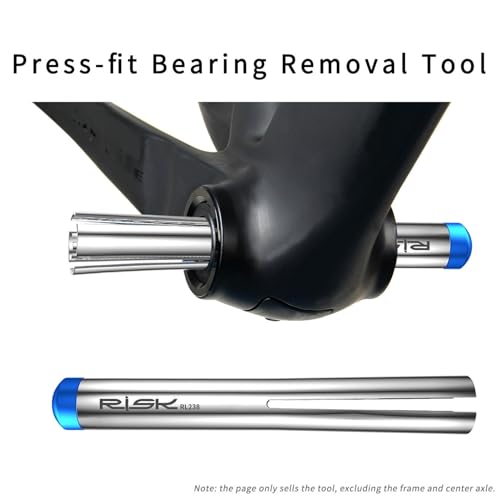 Pro-Grade Bicycle Bearing Press Tool Kit | Compatible with BB86/BB90/BB92 & Shimano/SRAM Press-Fit BB Systems | Heat-Treated Chromoly Steel Headset Removal Tool for Road/MTB/BMX/Cross Bikes