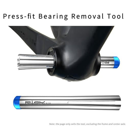 Pro-Grade Bicycle Bearing Press Tool Kit | Compatible with BB86/BB90/BB92 & Shimano/SRAM Press-Fit BB Systems | Heat-Treated Chromoly Steel Headset Removal Tool for Road/MTB/BMX/Cross Bikes