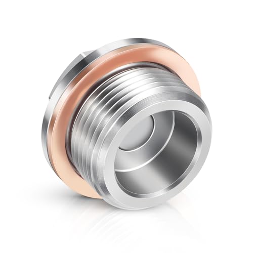 M24x1.5 Engine Oil Drain Plug Stainless Steel Magnetic Fit for 2012- BMW X1 X3 X4 X5 Z4, 220i 228i 320i 328i 330E 420i 428i 520i 528i E84 E89 F07N F10 F11, Replace 11137605018 OEM Style - size: M24 x 1.5