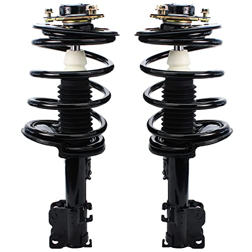 Detroit Axle - 2.5L Front End Suspension Kit for 2002-2006 Nissan Altima 2 | Ready Struts w/Coil Spring Assembly 2 Lower Control Arms w/Ball Joints 2003 2004 2005 Replacement - size: 4CQ2500758/Big Kit