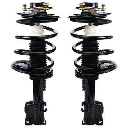 Detroit Axle - 2.5L Front End Suspension Kit for 2002-2006 Nissan Altima 2 | Ready Struts w/Coil Spring Assembly 2 Lower Control Arms w/Ball Joints 2003 2004 2005 Replacement - size: 4CQ2500758/Big Kit