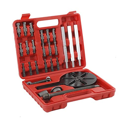Bearing Puller Set 21 in1 Inner Hole Puller Removal Tool Bearing Disassembly Puller Three-jaw Puller Set with Six Different Sizes of Wheel Gear Puller Tool