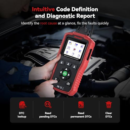 iCarsoft MB V1.0 Diagnostic Tool for Mercedes-Benz/Sprinter/Smart/Maybach 1996-2026 Full System OBD2 Scanner Check Engine Code Reader SAS Oil Reset Battery Test Live Data Lifetime Free Updates CAN FD