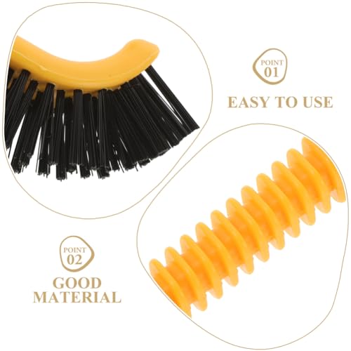 iplusmile 2pcs Tire Cleaning Brushes for Car Detailing Scrub Brush Soft Bristles for Wheels Rims and Hard Reach Areas for Automotive and Household Cleaning