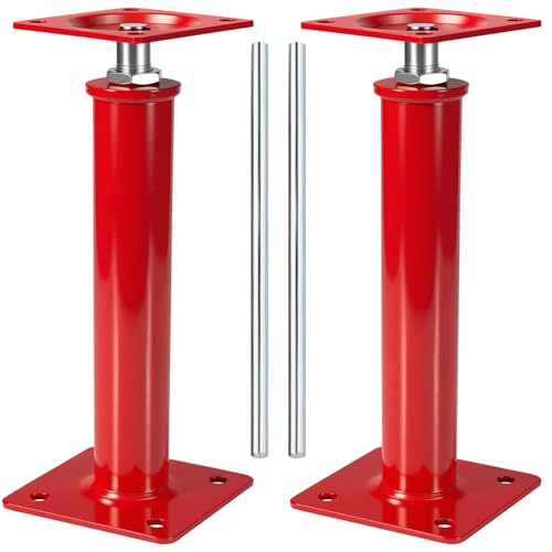 House Jacks for Leveling Crawlspace, 16" - 21" Height Range, 11023 lbs Max Load Capacity, House Floor Jacks Post Pole for Leveling, 2 Pack - size: 16" - 21" (2 Pack)