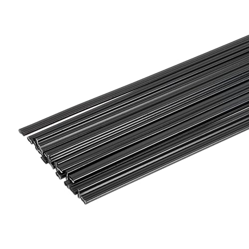 HARFINGTON 2set(10pcs) Plastic Welding Rods 40inch PP Welding Strips Welder Rods for Car Bumper Kayak Daily Repair Plastic Welder Car Bumpers, Black - color: Black, size: 40inch