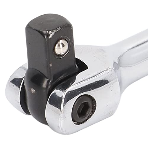 AMAKO 1/2 Breaker Bar 10" Length: Breaker Bar 1/2 inch Drive with 180° Rotatable Head,CR-V Steel