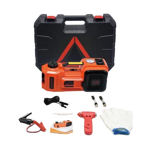 Floor Jack Electric Car Jack Kit 5Ton Hydraulic Car Jack with Inflatable Pump Electric Wrench Lifting Machine Air Pump Car Jacks,Black Set - color: Black Set
