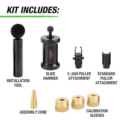 OEMTOOLS 37383 VW Fuel Injector Removal Tool, Audi Fuel Injector Puller Kit for 2.0L TSI/FSI/TSFI Engines, Compatible with T10133, Tool for Professional Automotive Technicians