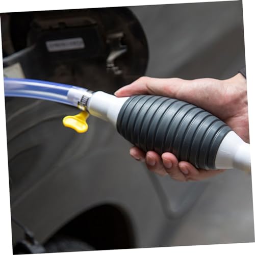 Manual Transfer Pump with Hose Efficient Oil and Water Siphon Kit for Cars Trucks and Motorcycles Durable Hand Pump for Fuel and Liquid Extraction
