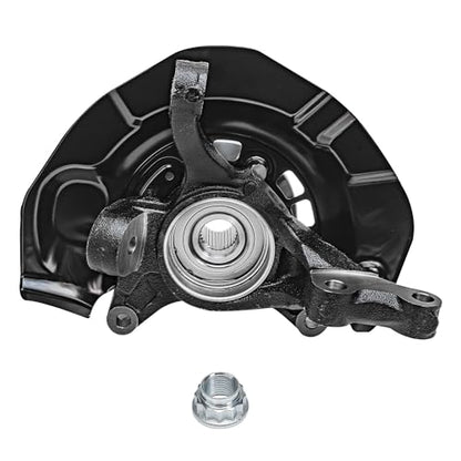 Detroit Axle - FWD Front Steering Knuckles Wheel Hub Bearings CV Axles Kit Replacement for 2004-2010 Toyota Sienna - 4pc Set - size: 4UX48618/Kit
