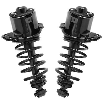 Detroit Axle - FWD Rear Struts Sway Bars for 2005 2006 2007 Mercury Montego Five Hundred, 2 Struts with Coil Springs 2 Sway Bars Replacement Suspension Kit - size: 4QS54407/Sway Kit