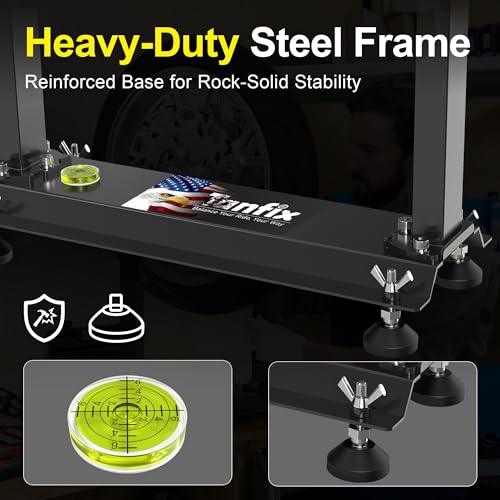 Motorcycle Wheel Balance Stand, Heavy-Duty Single-Axle Wheel Balancing Tool for Static & Dynamic Tire Alignment, Balancer for Sport and Dirt Bike Wheels (Single-Axle Standard) - style: Single-Axle Standard