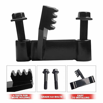 Chelhead LS Flywheel Locking Tool Compatible with GM RWD LS Engines | Black Oxide 1/4-Inch Steel Flexplate Holder with Grade 8.8 Bolts for Harmonic Balancer Service on Manual or Automatic RWD - color: Black