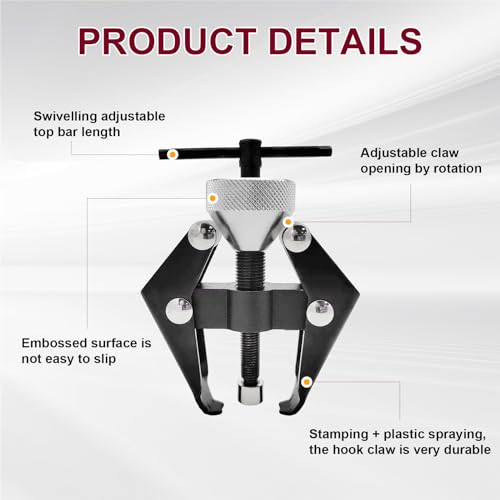 Battery Terminal and Wiper Arm Puller, Auto Windshield Wiper Arm Removal Puller Repair Tool, Heavy-Duty Arm Bearing Remover Puller Repair Tool, Practical Car Accessories