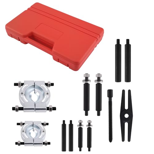 maXpeedingrods 12 PCS Bearing Separator and Puller Set, Heavy Duty Bearing Splitter Puller Kit, 5 Ton Capacity with 2" and 3" Jaws, Bearing Puller Set with Pinion Wheel and Hub Axle Removal Tool