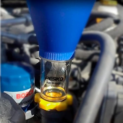 Engine Oil Funnel Compatible with Subaru Vehicle | Spill-Free Hands-Free, Fast & Easy Oil Change