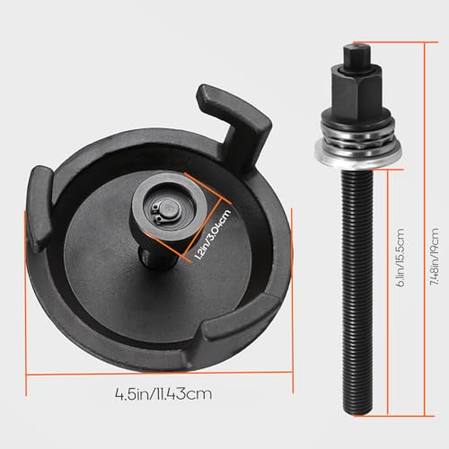 For GM 25264 Harmonic Balancer Puller, Harmonic Balancer Installation Tool for LS ，Crank Pulley Puller for GM Chrysler Jeep Dodge, Harmonic Damper Puller for Engine Balancer Removal Replacement
