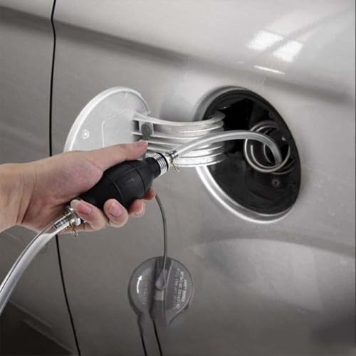 Manual Fuel Transfer Pump with 15mm Hose - Fast Gas Siphon for Cars, Boats & Tanks - Portable Hand Pump Kit