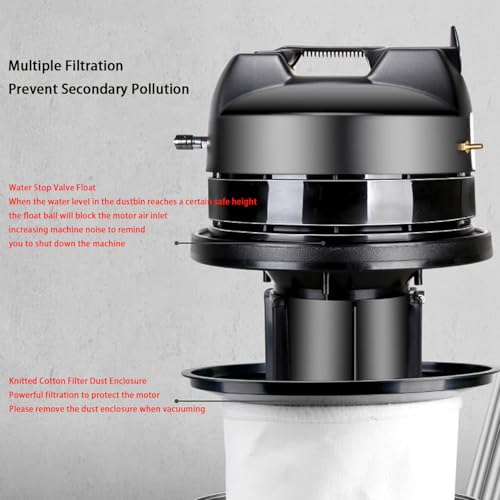 Portable Wet Dry Carpet Cleaner Machine, Heavy-Duty Vacuum Extractor, Deep Cleaning Solution for Carpets, Sofas, Curtains, Car Cleaning 30L - size: 30L