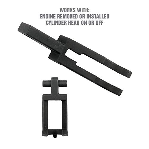 OEMTOOLS 24434 Ford Valve Spring Compressor for 2-Valve Engines, Valve Spring Removal Tool Services Lincoln and Mercury Vehicles with 2V V8 Engines, Black - size: 2-Valve